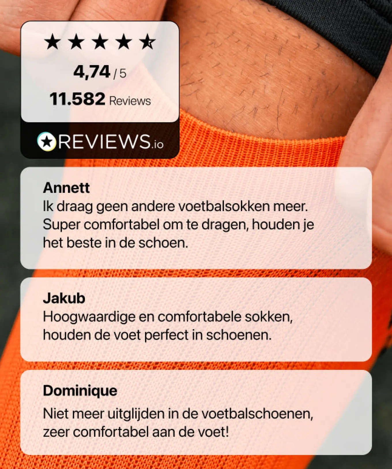 T1TAN Grip Socks - oranje Online