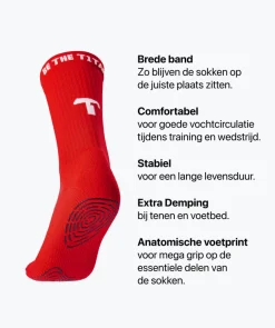 T1TAN Grip Socks - rood New